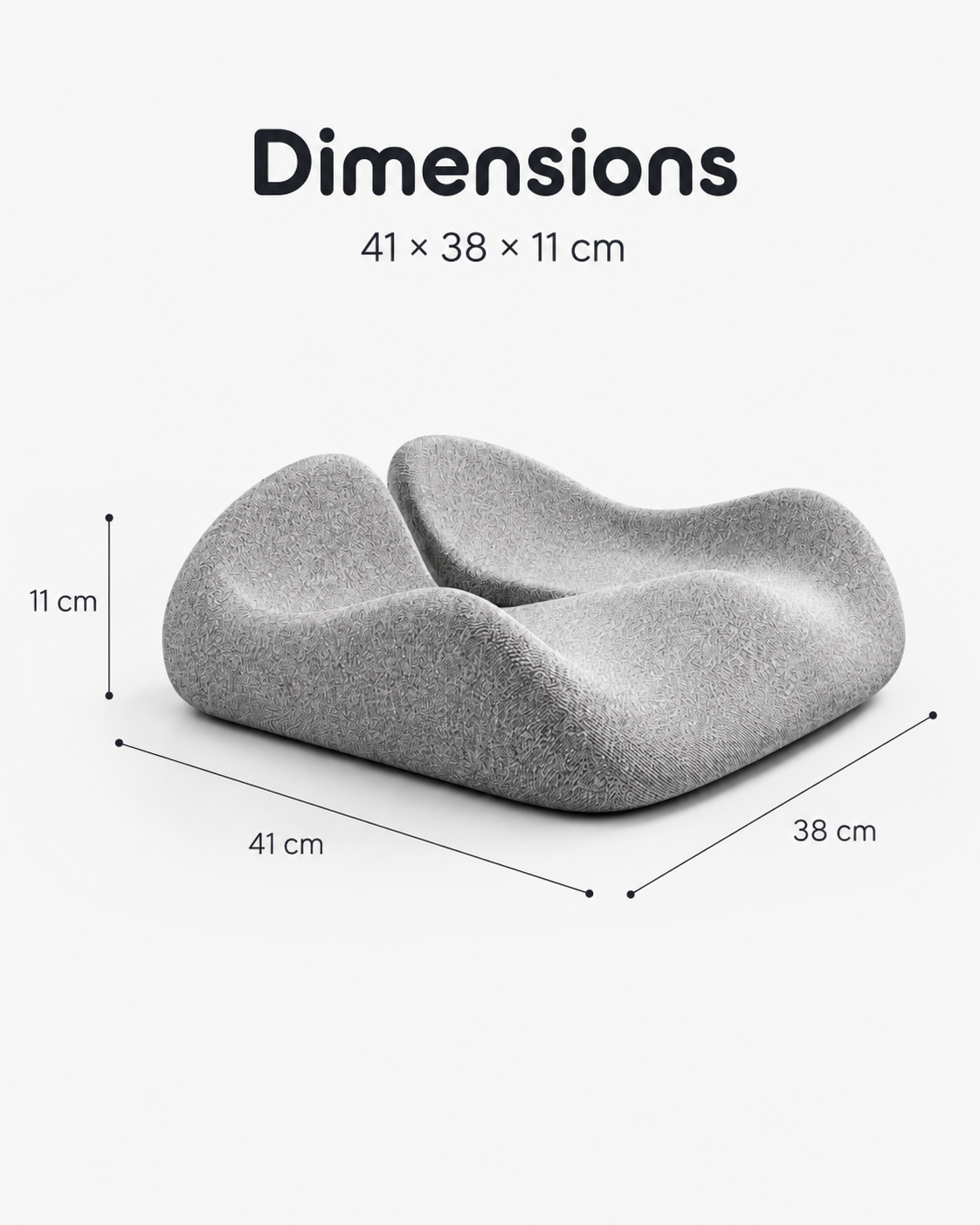 Coussin Coccyx Orthopédique Antidérapant