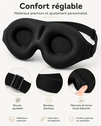Masque Sommeil 3D Anatomique Contouré