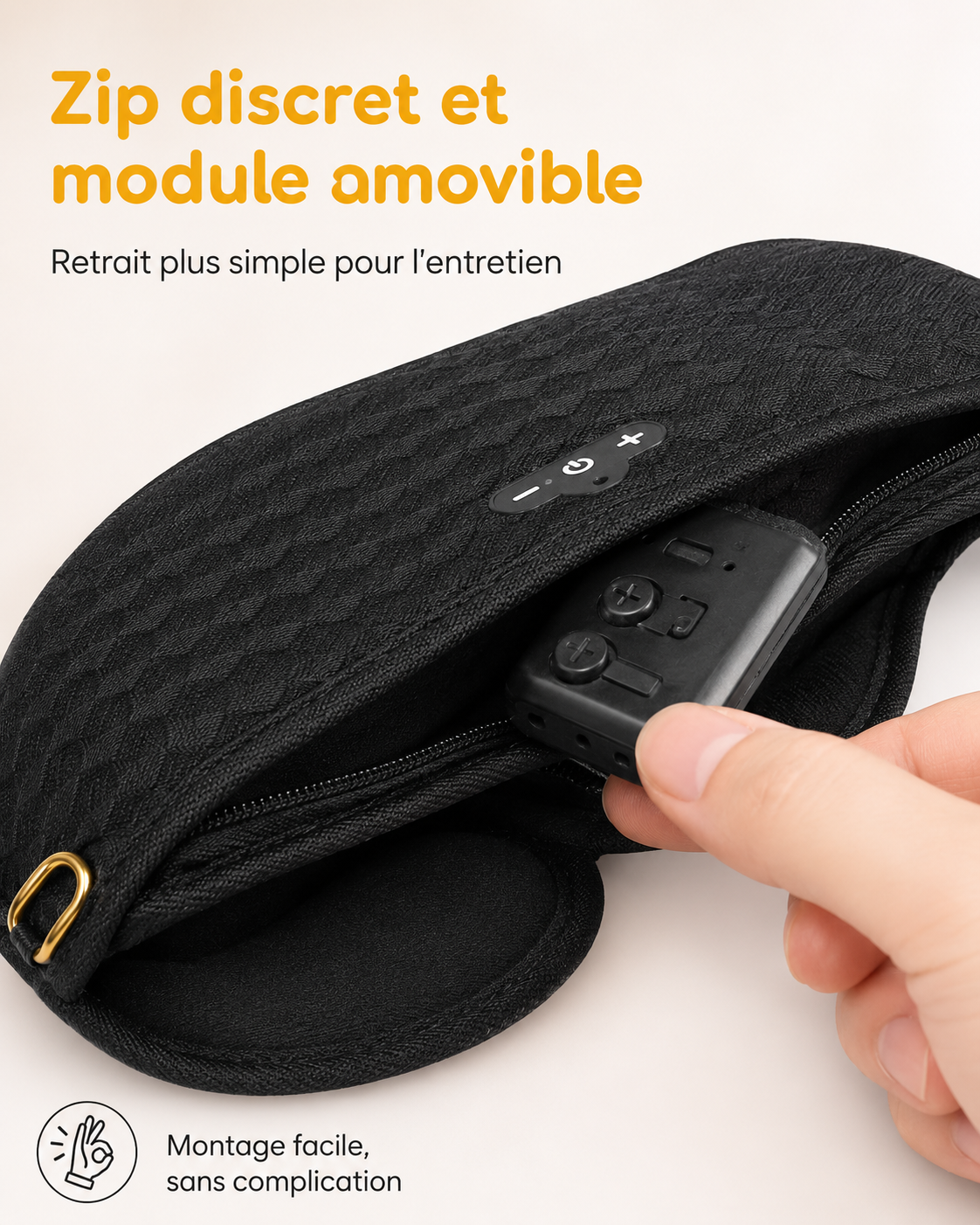 Masque Sommeil 3D avec Écouteurs Bluetooth
