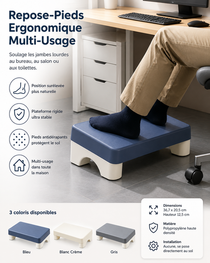 Repose-Pieds Ergonomique Multi-Usage